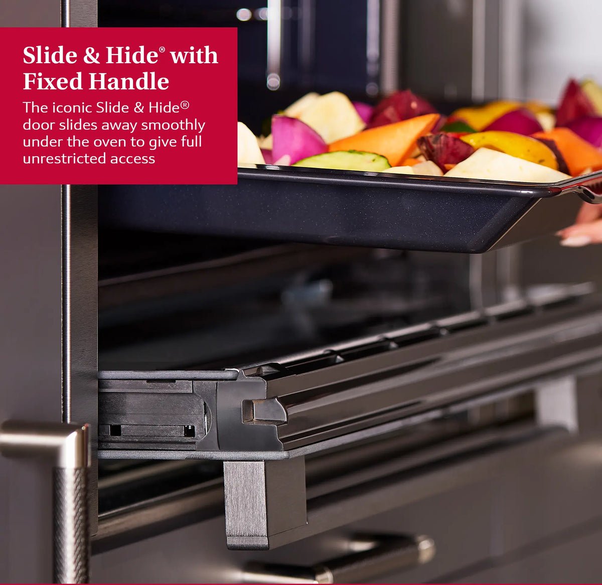 NEFF N50 B6ACH7AG7B Slide&Hide pyrolytic single oven in Graphite-Grey