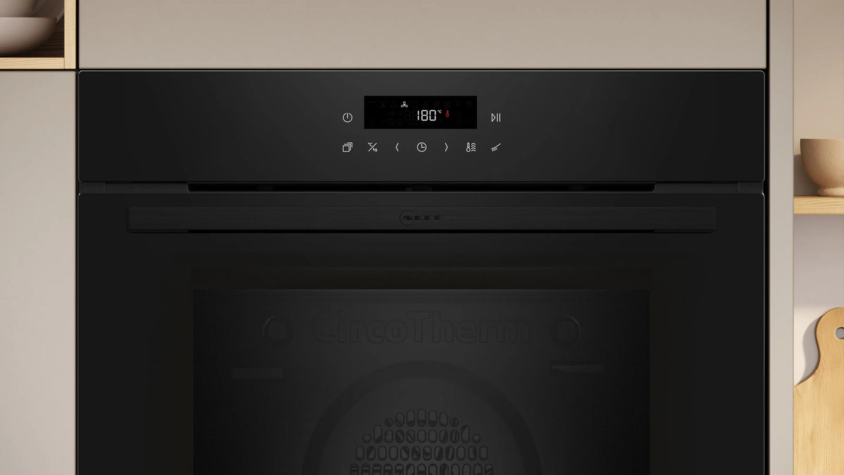 Neff N30 71L Pyrolytic Built-In Single Oven - Black | B2CCJ7AK0B — product image 6