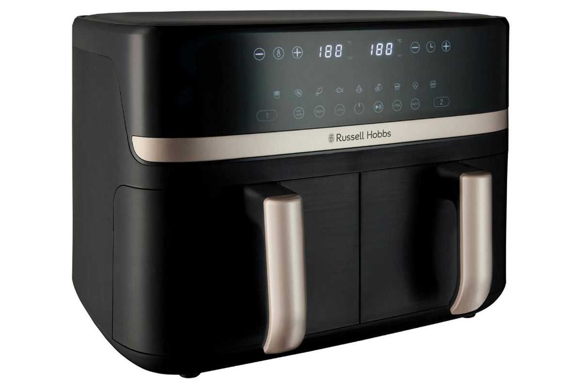 Russell Hobbs Satisfry 9L Dual Basket Air Fryer - Black | 27680