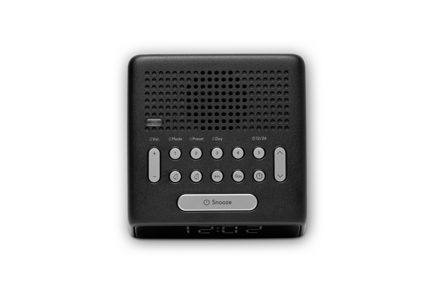 Roberts Ortus FM Dual Alarm FM Clock Radio in Black