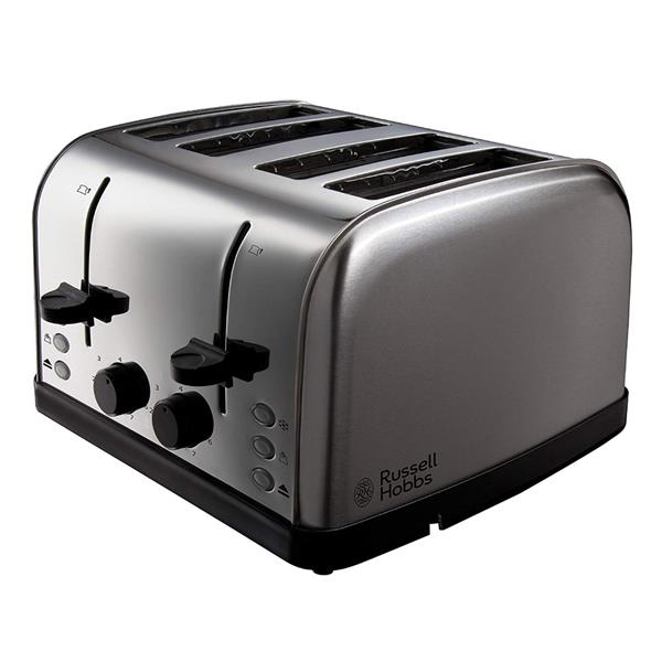 Russell Hobbs Futura 1500W 4 Slice Toaster - Stainless Steel | 18790