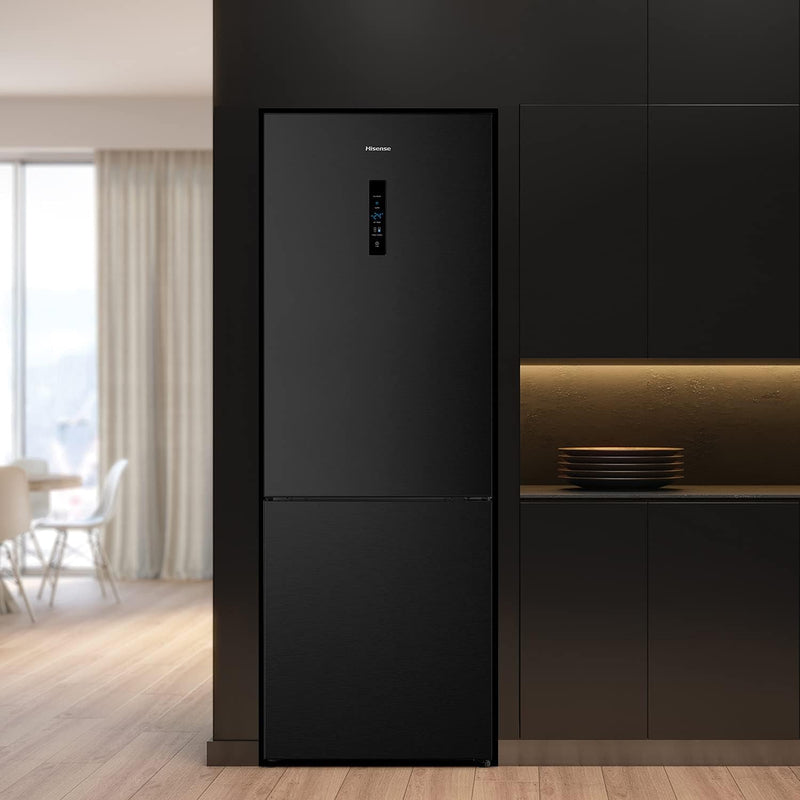 Hisense 60/40 Fridge Freezer - Black | RB645N4BFE Hisense Euronics.ie