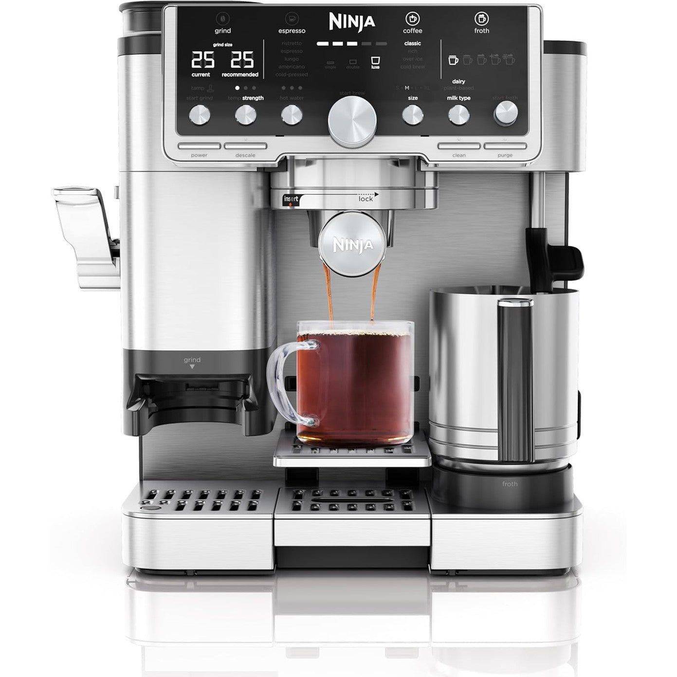 Ninja Luxe Café Pro 3‑in‑1 Espresso & Coffee Machine | ES701UK Ninja 