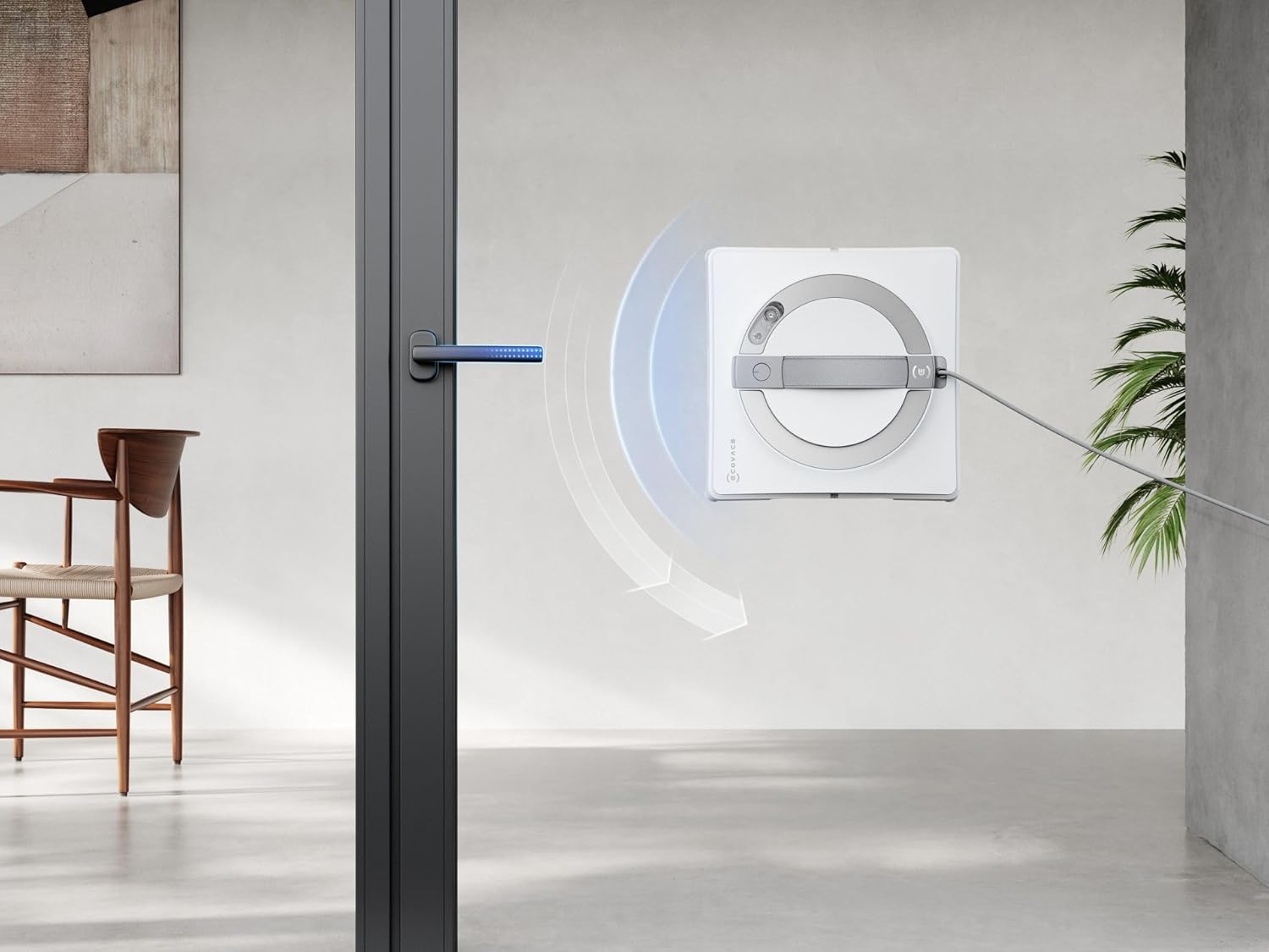 ECOVACS WINBOT W2S OMNI Robotic Window Cleaner | Smart Multifunctional Cleaning Station
