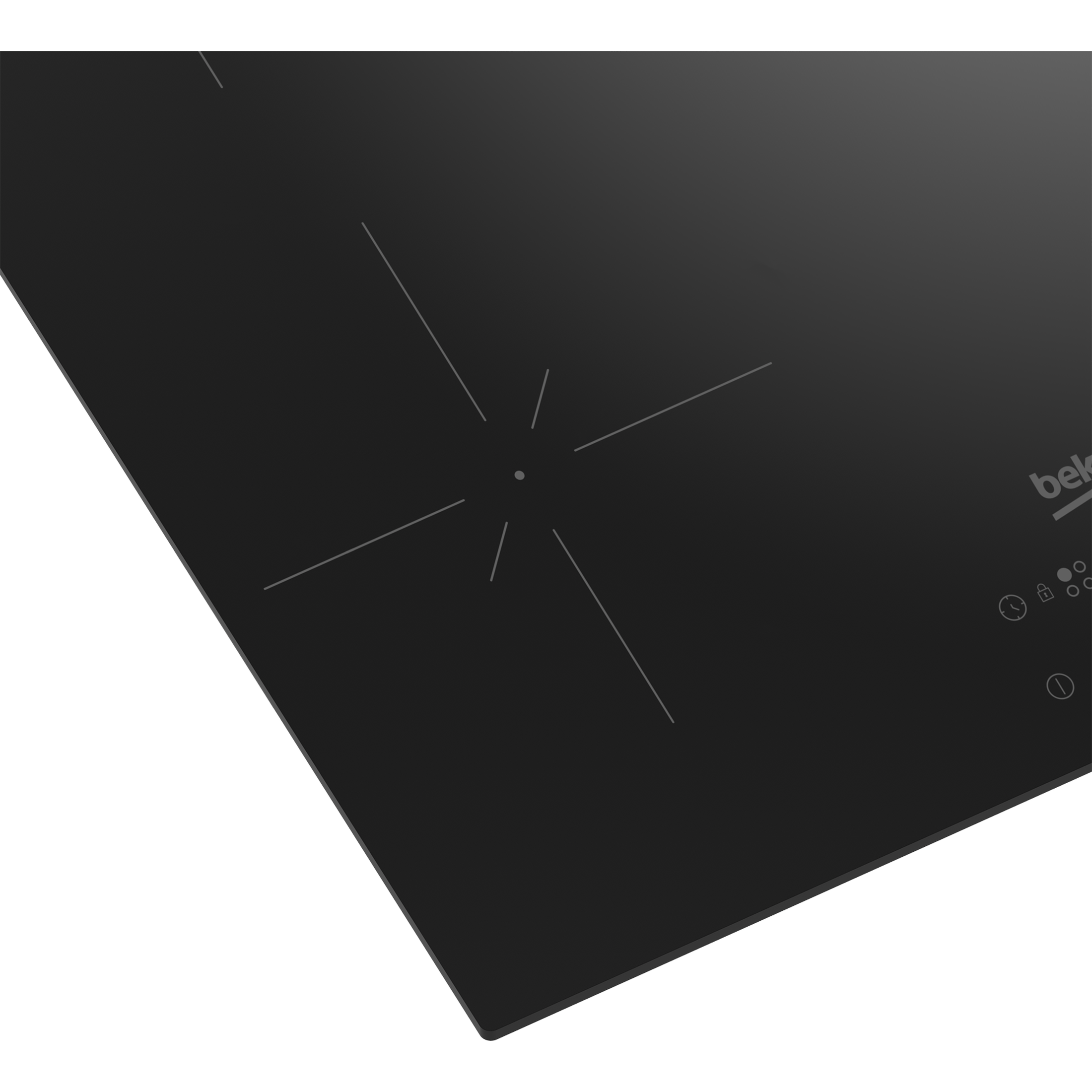 Beko 59 cm Electric Induction Hob - Black | HII64401QT