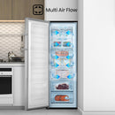 Hisense Tall Freezer - Stainless Steel | FV298N4ACE Hisense Fridge Freezer Euronics Ireland