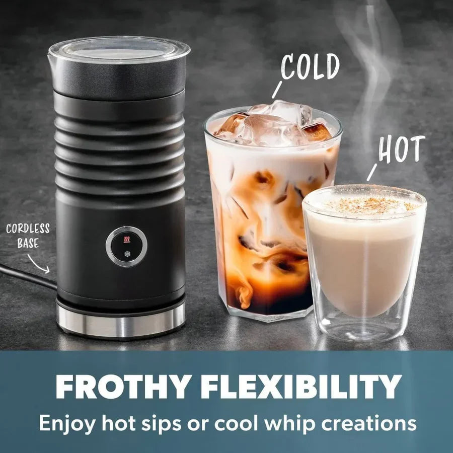 Daewoo 200ml Hot & Cold Milk Frother - Black | 970104 — product image 2
