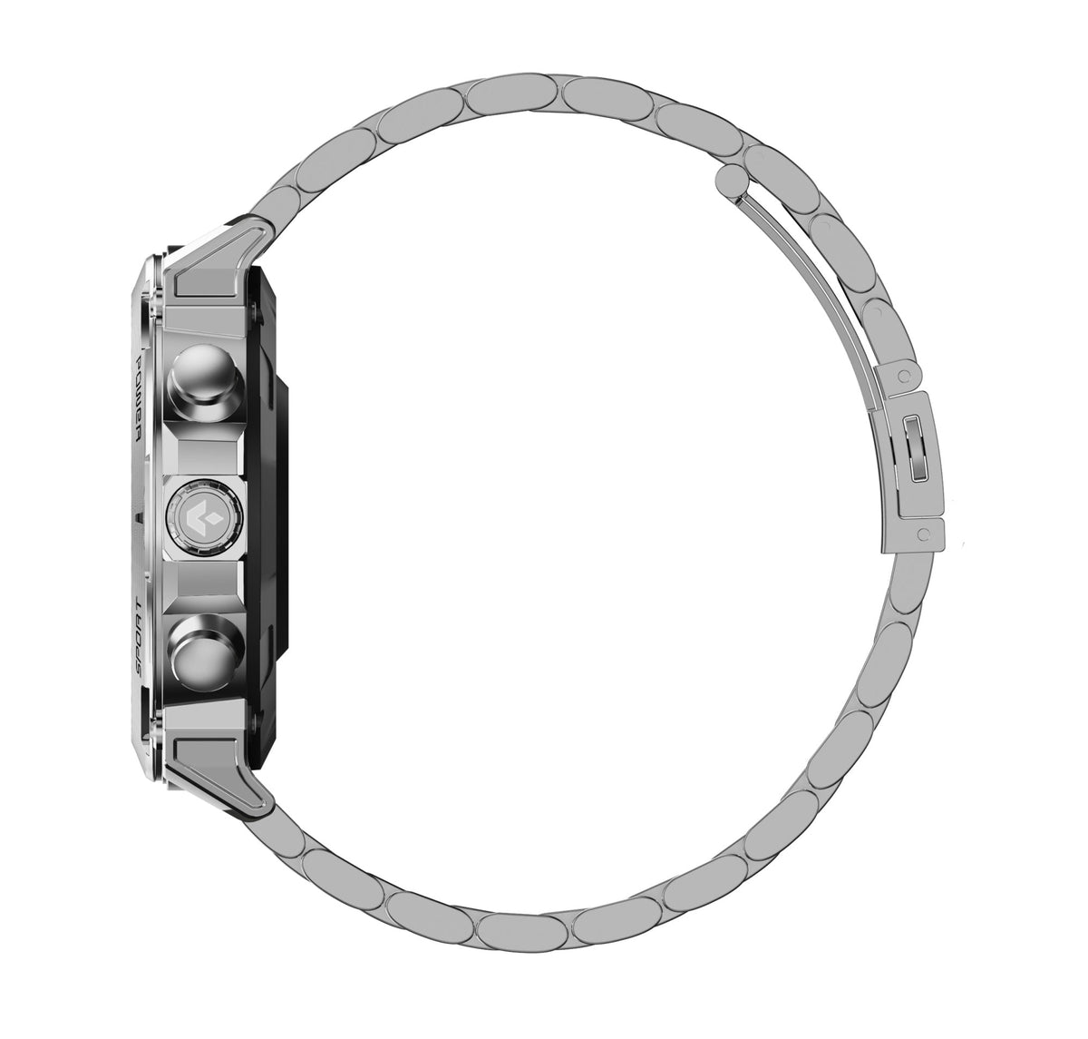 Garett Atom AMOLED Smartwatch - Silver Steel | ATOM SILVER STEEL — product image 4