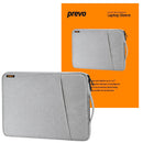 Prevo 15.6 Inch Laptop Sleeve, Side Pocket, Cushioned Lining, Light Grey | 148435