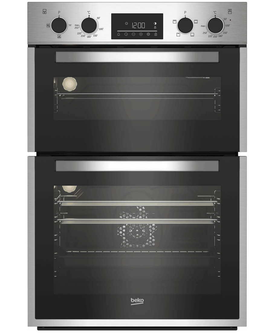 Beko 60cm Built-in RecycledNet™ High Specification Built-in Double Oven | BBDF26300X Beko 