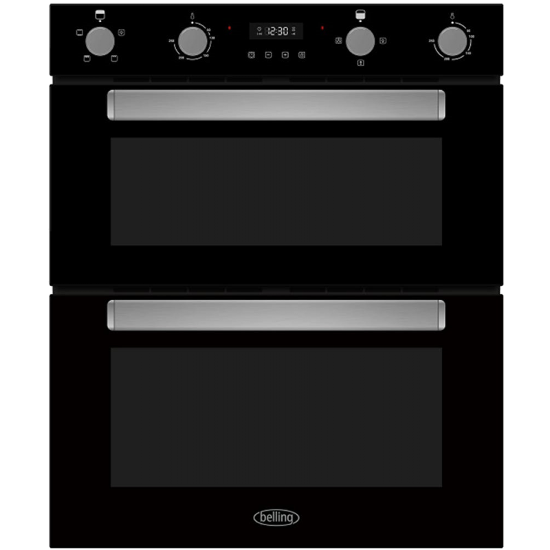 Belling Built-Under Double Electric Oven - Black | BI704FPBLK — product image 2