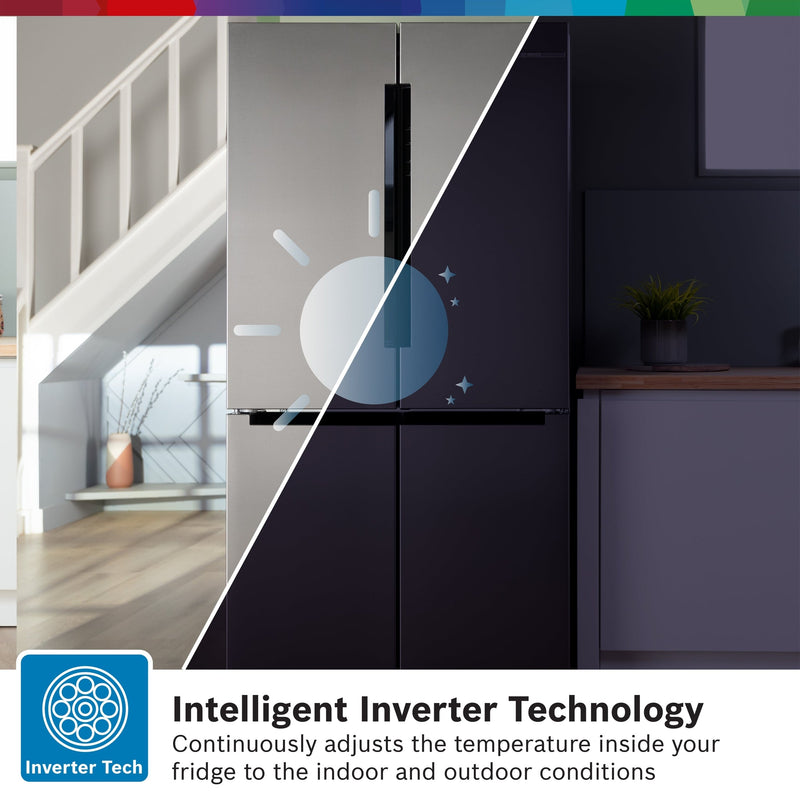 Bosch XXL 4 Door Fridge Freezer | KFN96VPEAG Bosch American Fridge Freezer Euronics Ireland