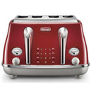 DeLonghi Icona Capitals 4 Slice Toaster | CTOC4003.R DeLonghi 