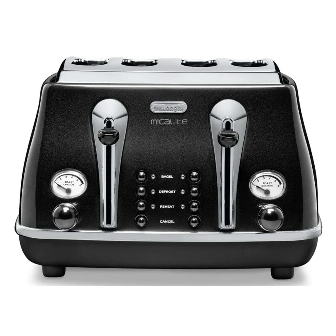 De’Longhi Icona Micalite 4-Slice Toaster | CTOM4003.BK DeLonghi 