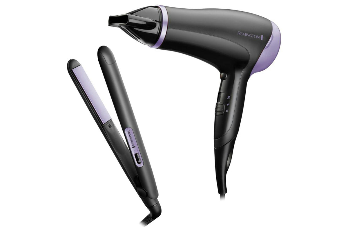 Remington Style Essentials Gift Set Ñ Hair Dryer + Straightener (D3016GP) | D3016GP