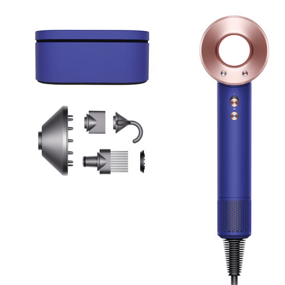Dyson Supersonic™ hair dryer in Vinca blue and Rosé | 426082-01 Dyson Euronics.ie