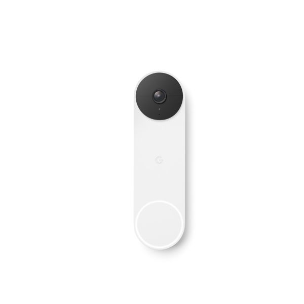 Google Nest Battery Video Doorbell - Snow | GA01318-GB — product image 4