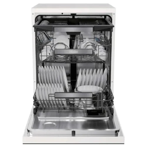 Haier I-Pro Shine 16-Place Freestanding Dishwasher - White | XF6C4F1W-80 — product image 3