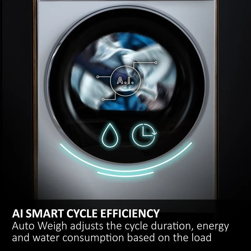 Haier X Series 5 10kg 1400rpm Washing Machine - Graphite | HW100BP14357GUUK — product image 3