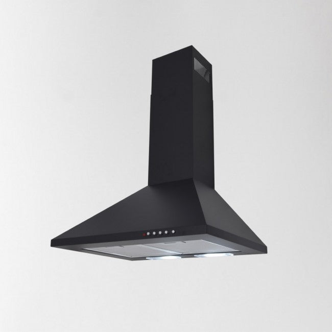 Luxair 60cm Chimney Cooker Hood - Black | LA60STDBLK