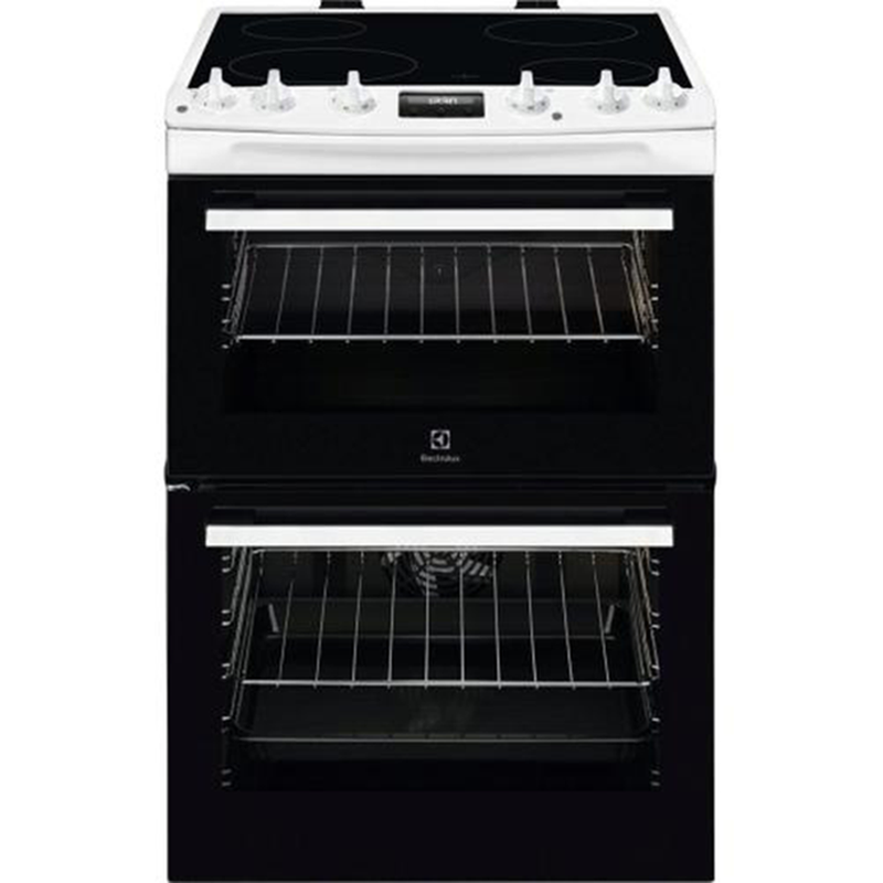 Electrolux 60CM Freestanding Electric Cooker - White | LKR655200W Electrolux Euronics.ie