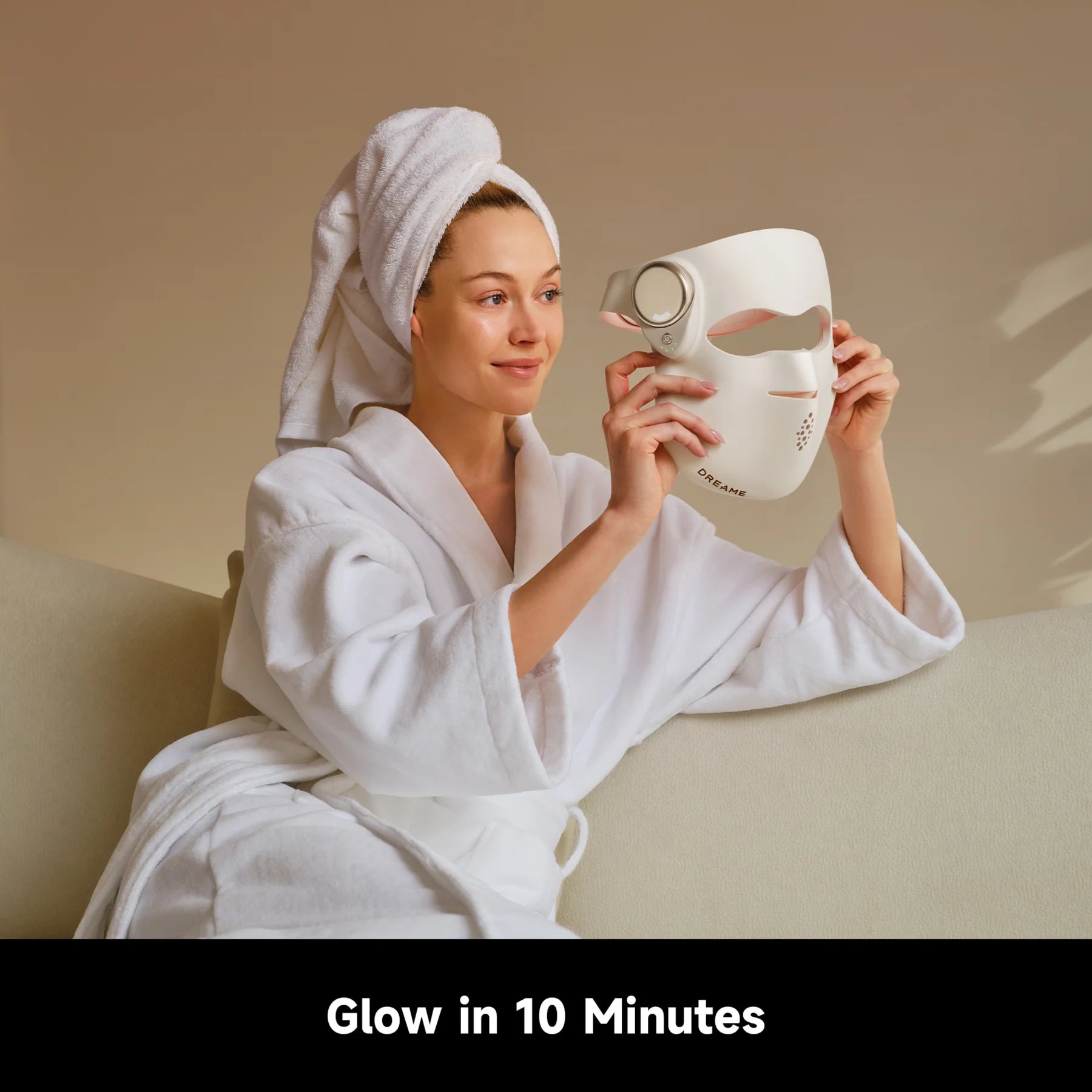 Dreame Chrona LED Light Therapy Mask, Photon Anti-Aging Skincare Mask | AB01A