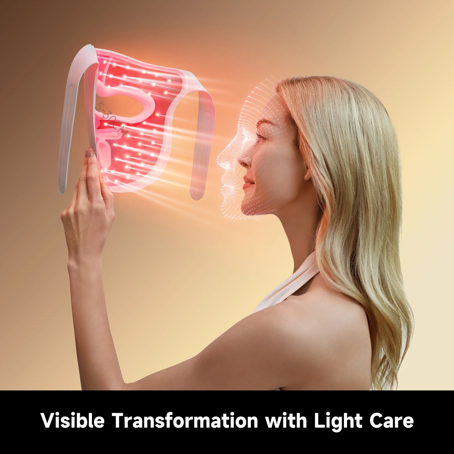 Dreame Chrona LED Light Therapy Mask, Photon Anti-Aging Skincare Mask | AB01A