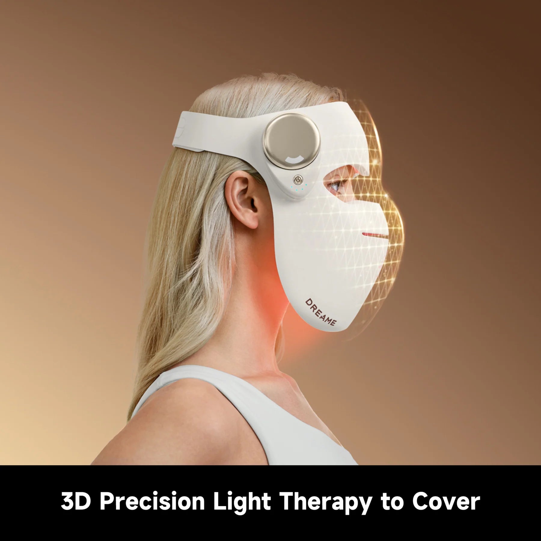 Dreame Chrona LED Light Therapy Mask, Photon Anti-Aging Skincare Mask | AB01A