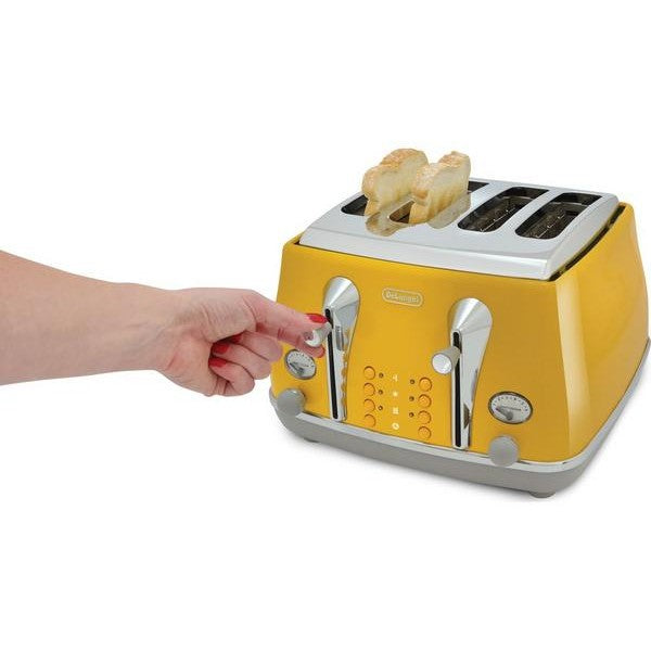 DeLonghi Icona Capitals 4 Slice Toaster | CTOC4003.Y