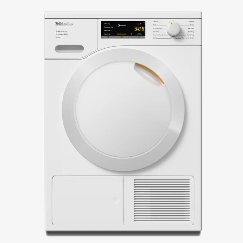 Miele T1 8kg Heat Pump Tumble Dryer Lotus White | TEA525WP