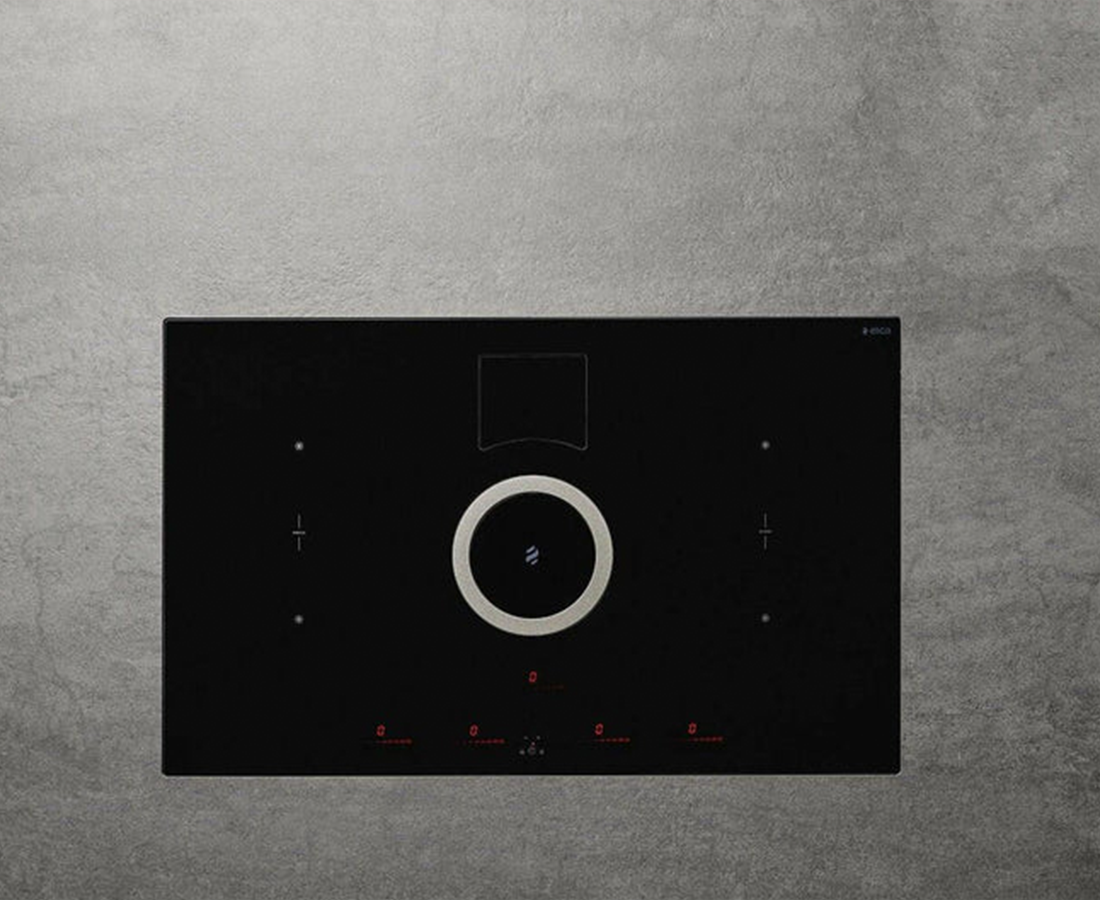Elica NikolaTesla Switch 83cm Induction Extractor Hob - Recirculating | NIKOSWITCHRECYCLEBL — product image