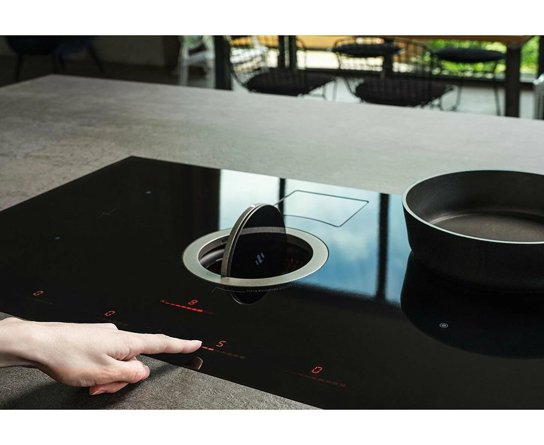 Elica NikolaTesla Switch 83cm Induction Extractor Hob - Recirculating | NIKOSWITCHRECYCLEBL — product image 5
