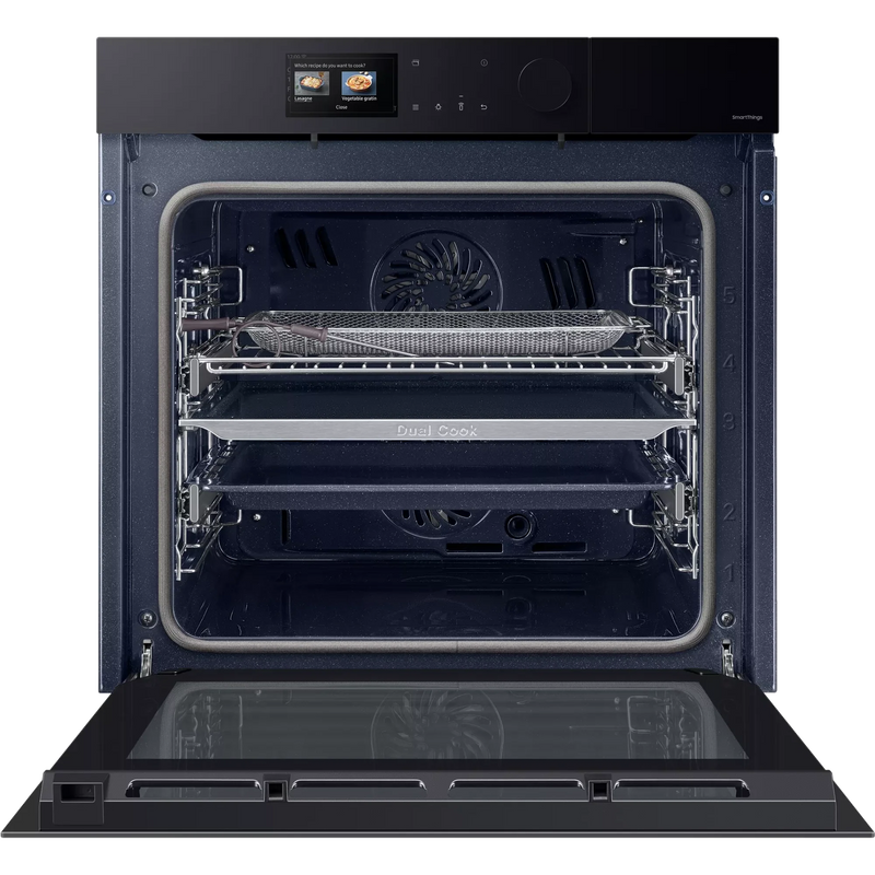 Samsung Series 7 Dual Cook Steam Oven w/ AI Pro Cooking - Clean Black | NV7B7997AAK/U4 Samsung Oven Euronics Ireland