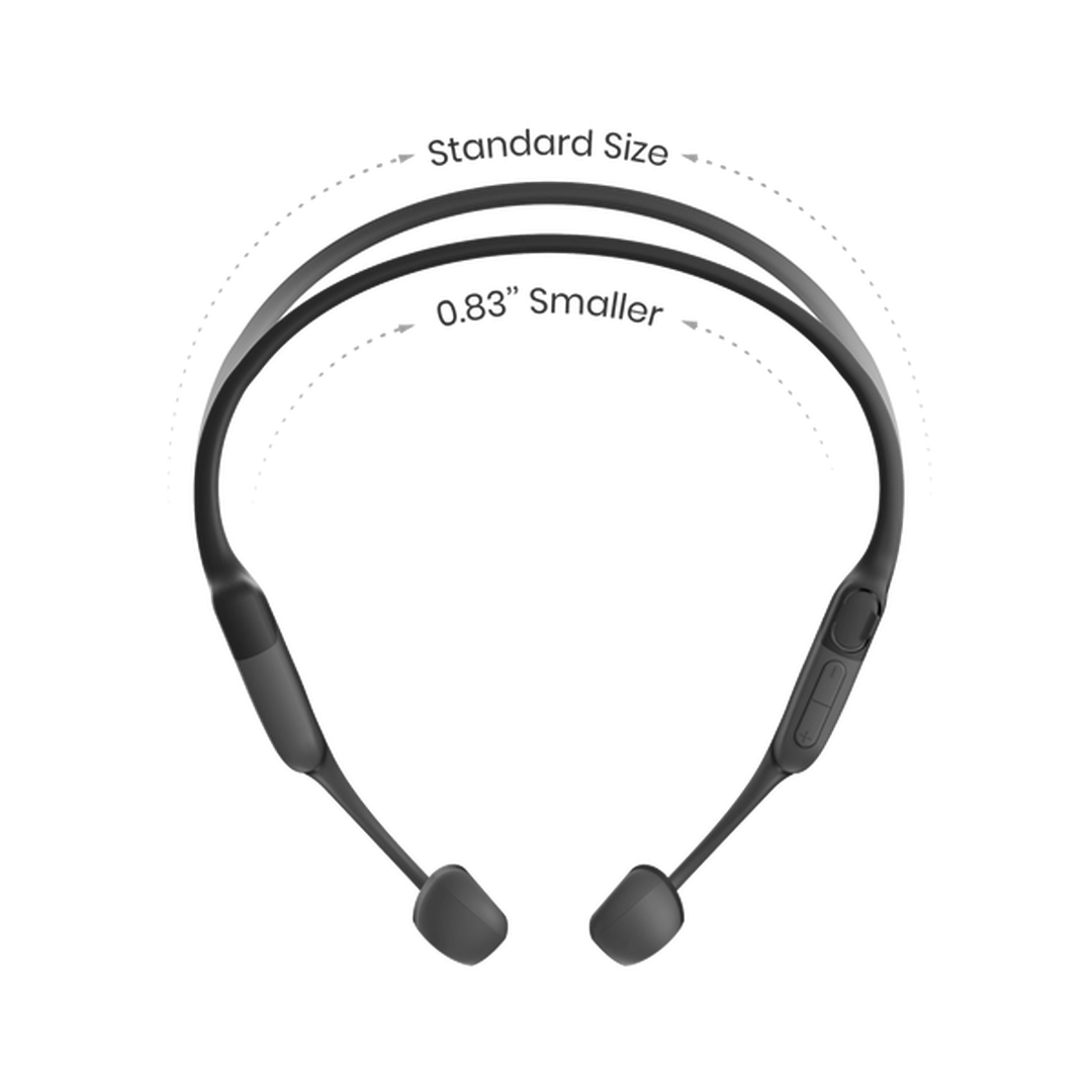 Shokz OpenRun Mini Bone Conduction Wireless Sport Headphones – Cosmic Black | 38-S806-MN-BK Shokz Headphones Euronics Ireland