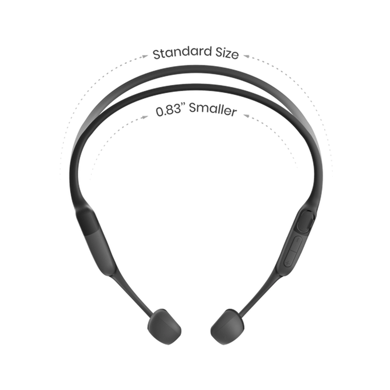 Shokz OpenRun Mini Bone Conduction Wireless Sport Headphones – Cosmic Black | 38-S806-MN-BK Shokz Headphones Euronics Ireland