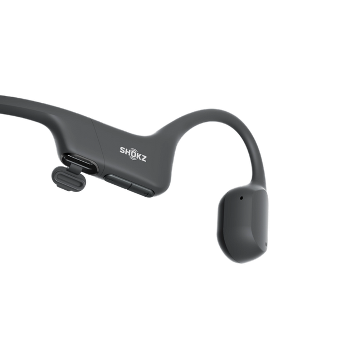 Shokz OpenRun Mini Bone Conduction Wireless Sport Headphones – Cosmic Black | 38-S806-MN-BK Shokz Headphones Euronics Ireland