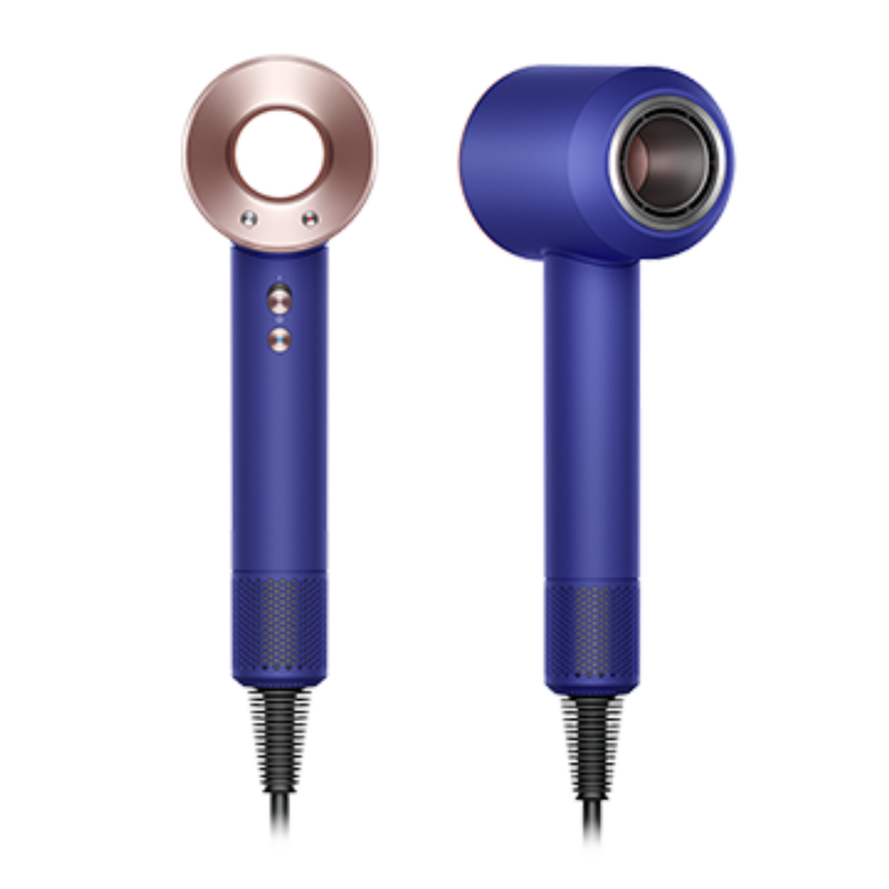 Dyson Supersonic™ hair dryer in Vinca blue and Rosé | 426082-01 Dyson Euronics.ie