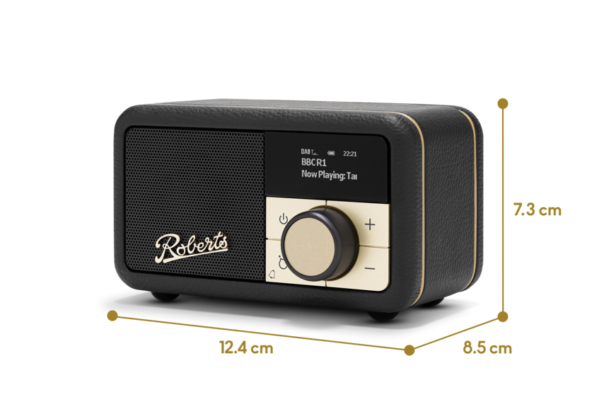Roberts Revival Petite 2 DAB+ Bluetooth Radio - Black | REV-PETITE2BK — product image 5