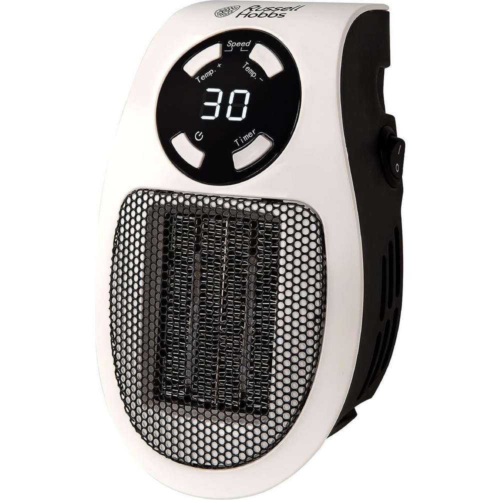 Russell Hobbs Ceramic Plug Heater | 500W | RHPH2001