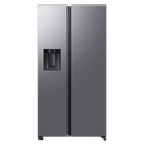 Samsung 640L Bespoke AI Series 6 Side-by-Side Fridge Freezer with SpaceMax, Silver | RS70F64KETEU Samsung 