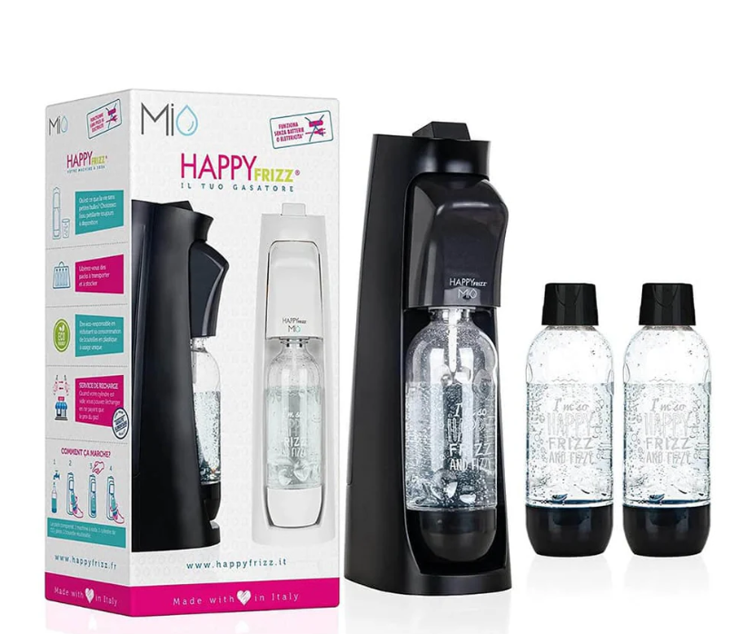 Happy Frizz Mio Carbonator Mega Pack - Black | MEGAPBLA Happy Frizz 