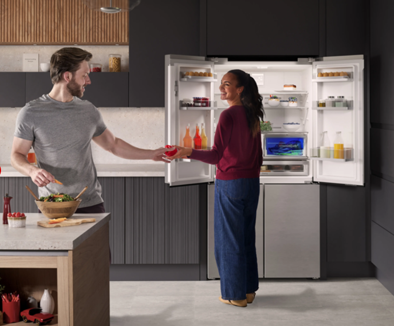 Blomberg 4 Door Fridge Freezer with VitaminCare+ Stainless Steel | KQD114VPX