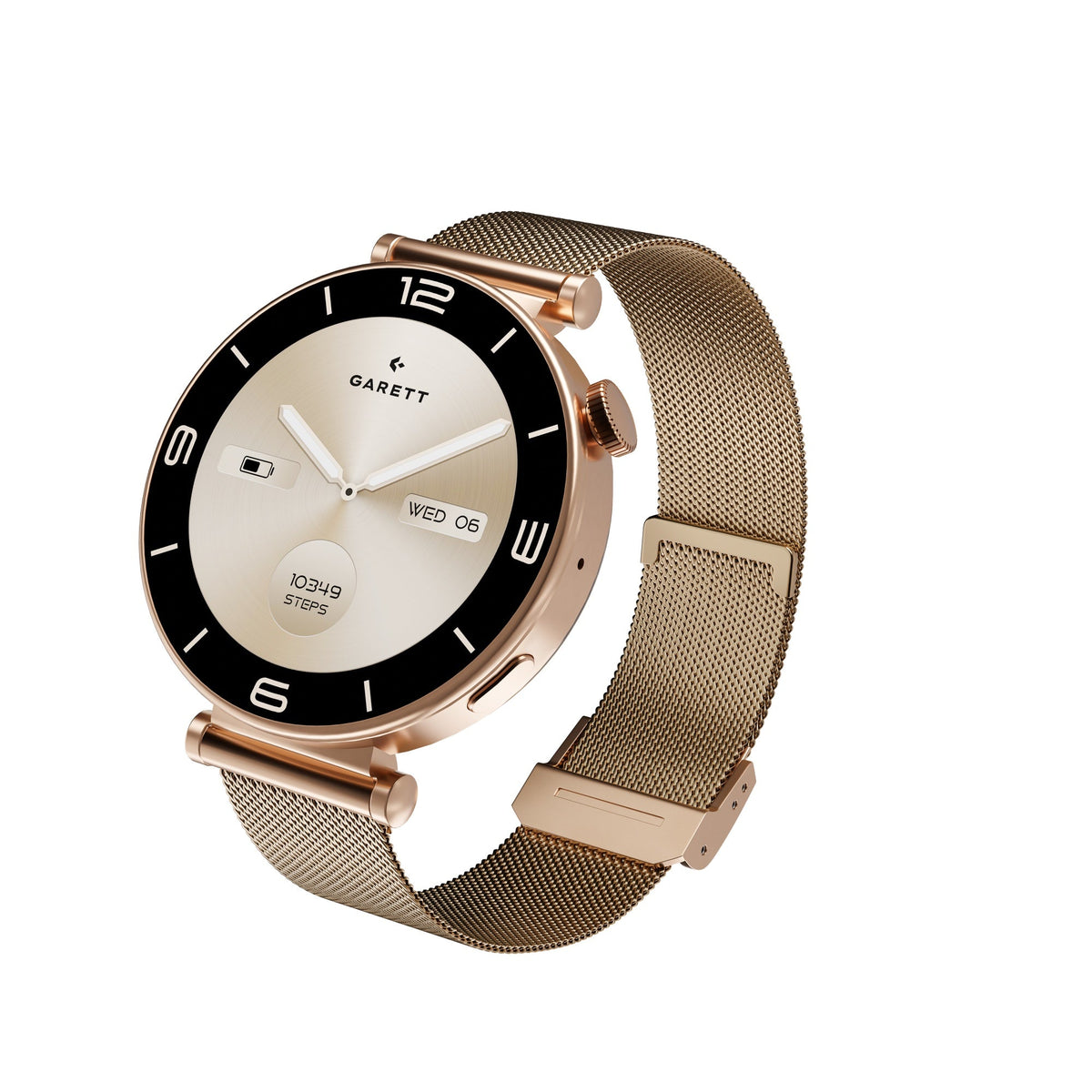 Atom Smart Watch Rose Gold Mesh | ROSE GOLD MESH