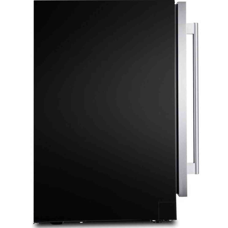 Amica Freestanding 19 Bottle Silver Wine Cooler | AWC300SS Amica Euronics.ie