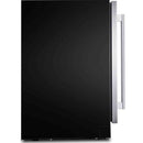 Amica Freestanding 19 Bottle Silver Wine Cooler | AWC300SS Amica Wine Cooler Euronics Ireland