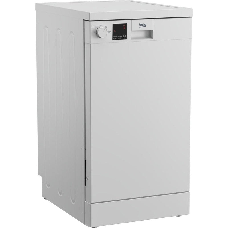 Beko 10 Place Freestanding Slimline 45cm Dishwasher | DVS04X20W Beko Euronics.ie