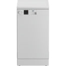Beko 10 Place Freestanding Slimline 45cm Dishwasher | DVS04X20W Beko Dishwasher Euronics Ireland