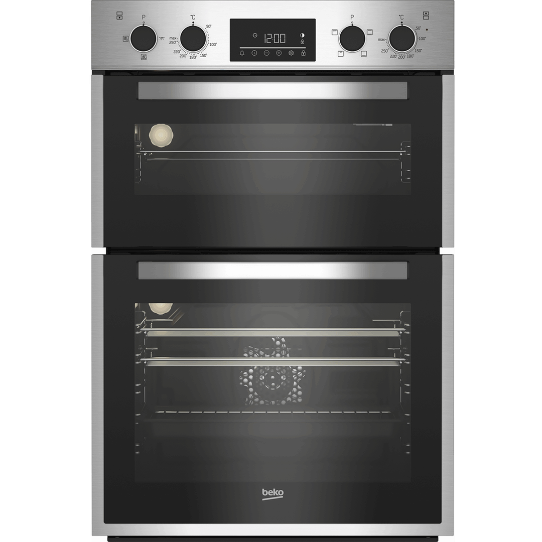 Beko 60cm Built-in RecycledNet™ High Specification Built-in Double Oven | BBDF26300X Beko 