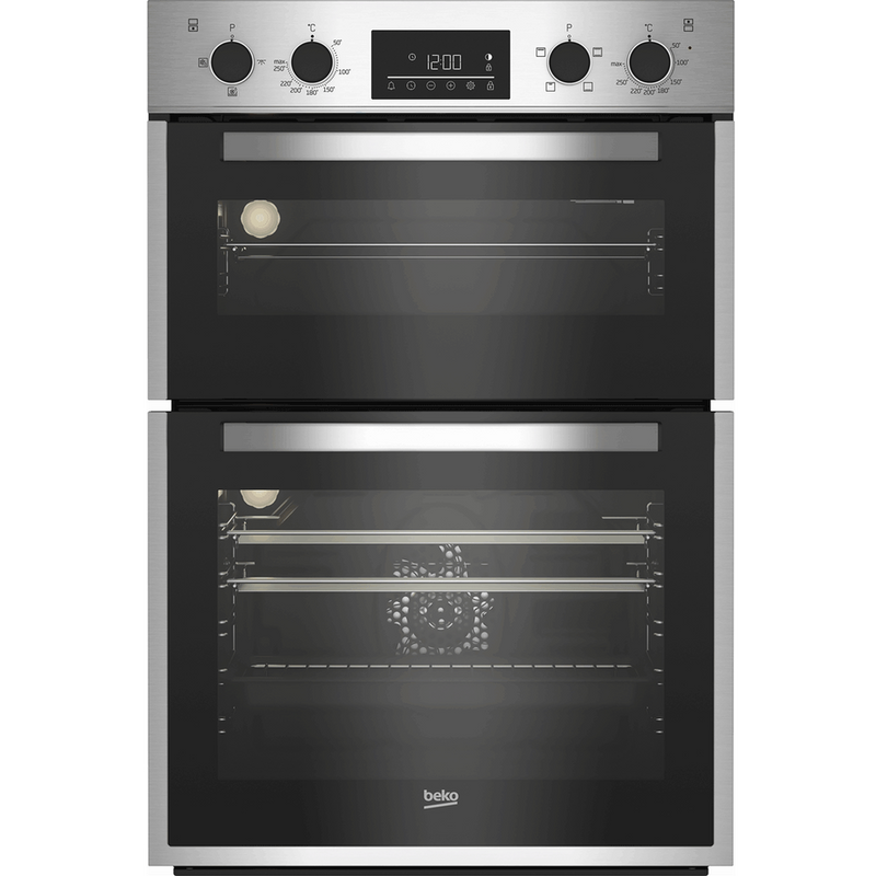 Beko 60cm Built-in RecycledNet™ High Specification Built-in Double Oven | BBDF26300X Beko Oven Euronics Ireland