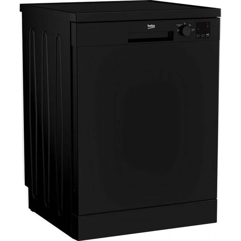 Beko 60cm Freestanding Black Dishwasher | DVN04320B Beko Euronics.ie